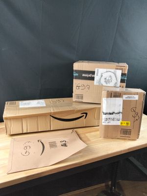 Lot de 4 colis Mystere (Retour Amazon,NPAI, Adresse incomplete, Destoc