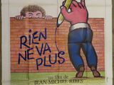 french movie poster for rien neva ' s plus starring jean michel ries