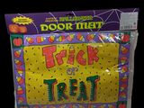 a close up of a bag of trick or treat on a black background