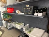 many items on the shelves in the store for sale