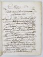 Manuscrit italien. Important manuscrit italien de la fin du XVIIe...