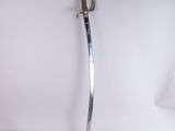 an image of a sword on display on a white background