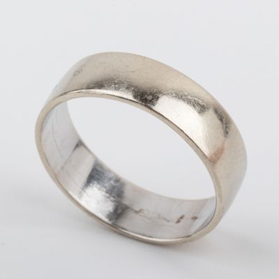 Large alliance or 18k Poids : 5 g - Doigt : 56 - Photo 1