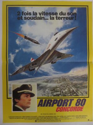 On voit ici l'affiche du film « Airport 80 : Concord ».