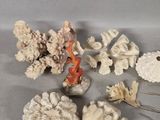a lot of corals that are sitting on a table