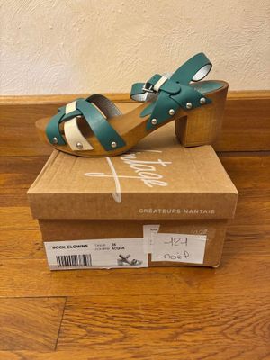 Pointure 36 - Ippon Vintage Sock Clowns, Coloris Aqua - Neuf…