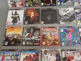 a lot of video games on the table together