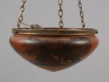 an image of a hanging bowl with a chain attached to it