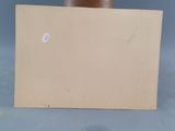 a piece of paper that has been placed on a table