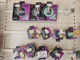 many different items on the wall in the store