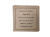 une boîte de type D-4, de type D-4, de type D-4, de type D-4, de type D-4, de type D-4, de type D-4, de type