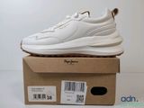 baskets Nike Air Max en cuir blanc