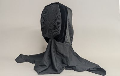 an image of a black hat on a mannequin