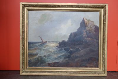 une photo d'une peinture exposée dans un musée