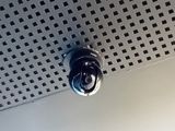 a camera that is on the ceiling of a car