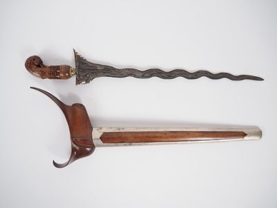 Malaisie, fin XIXe-début Xxe Poignard dit « kriss » la poign…