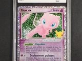 a close up of a pokemon card on a table