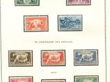 a group of stamps with different types of stamps on them