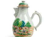 a tea pot with a lid on a white background