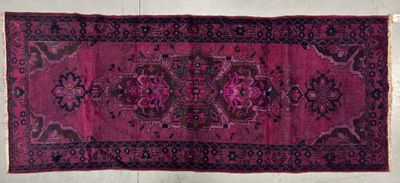 Tapis vintage Hamadan Iran vers 1985/1990.