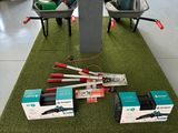 a lot of tools that are sitting on the floor