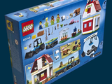 a box of legos with a picture of a farm