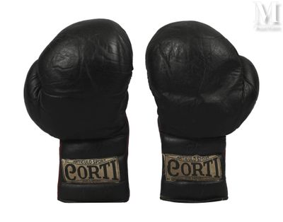 Gants de boxe autographiés par Mike Tyson - main gauche
