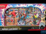 a close up of a box of pokemon cards on a table