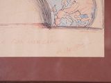 a picture of a picture of a drawing on the wall