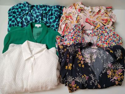 Lot de 6 robes, T.36/40/1 de diverses marques dont : BELLEROSE, CLAUDI - Photo 1
