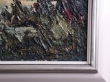 a picture of a painting on the wall of a room