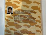 the back cover of a book with a picture of a man on it