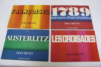 DELPIRE « DOCUMENTS ». 4 volumes. Les croisades, Documents n…