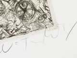 someone is writing on a piece of paper with a pen