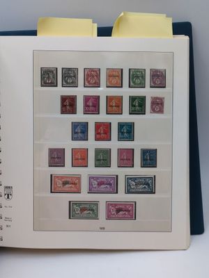 a picture of a book with stamps on it
