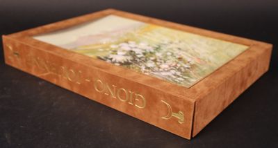 an image of a box with a picture of flowers inside of it