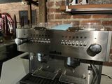 a coffee machine that is sitting on a counter