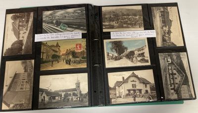 un vieil album photo contenant de nombreuses photos anciennes