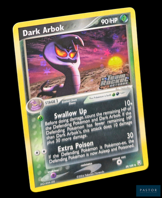 une image d'une carte Pokémon représentant un Arbok noir