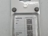 a plastic id card with a qr code on it