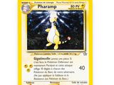 the pokemon card has a picture of a cat on it ' s back