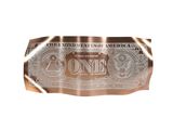 une image d'un billet d'un dollar sur fond blanc