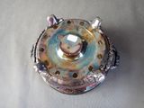 a silver ring with a hole in the middle of it