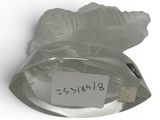 a glass bowl with a label on it that says diaglies