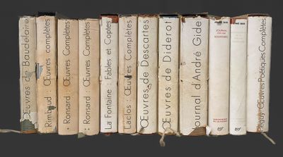 un grand nombre de livres empilés les uns sur les autres