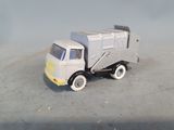a toy truck that is sitting on a table