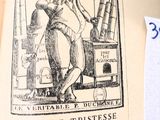 un vieux livre avec l'image d'un homme dessus