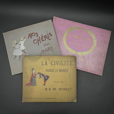 trois livres pour enfants posés les uns à côté des autres sur une table