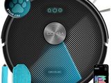 a robotic vacuum cleaner with bluetoothing and a remote control