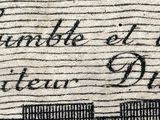 an old black and white photo of a quote written on a piece of fabric